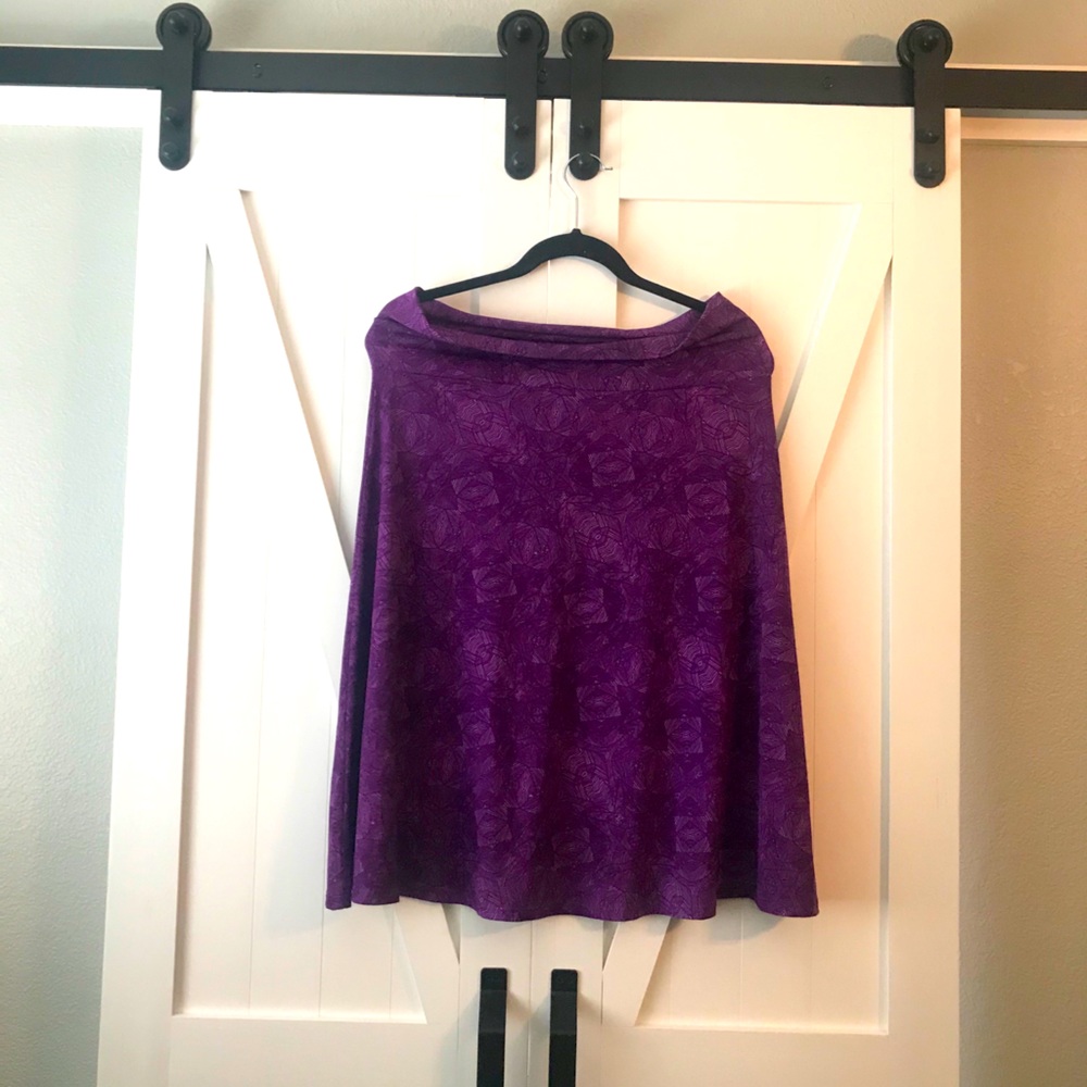 LuLaRoe azure skirt purple